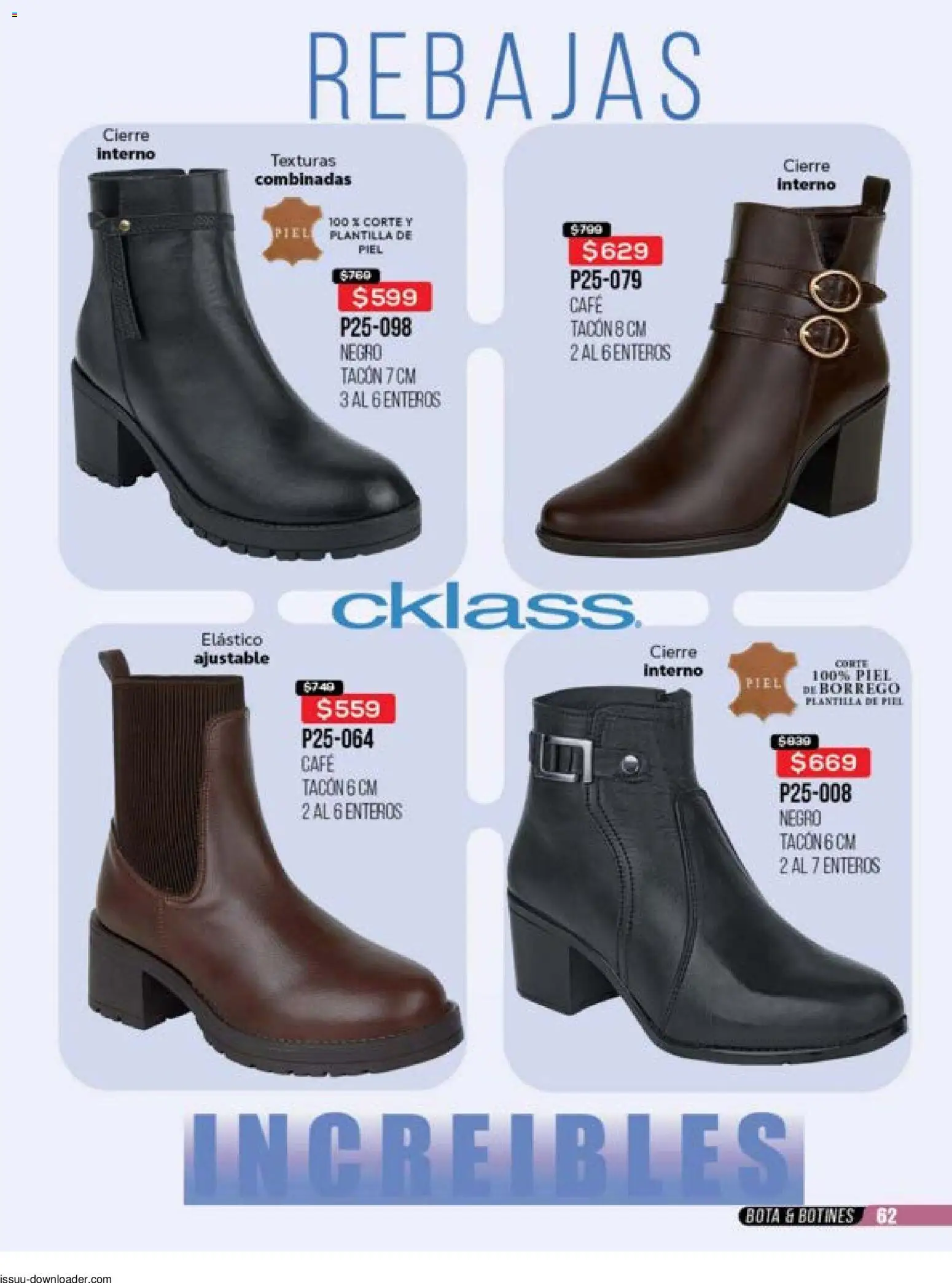 Nuevas ofertas de Cklass válidas en toda la República Mexicana desde el 31.10.2025. ¡Encuentra las mejores ofertas en Cklass catálogo Súper Rebajas Calzado! | Página: 7
