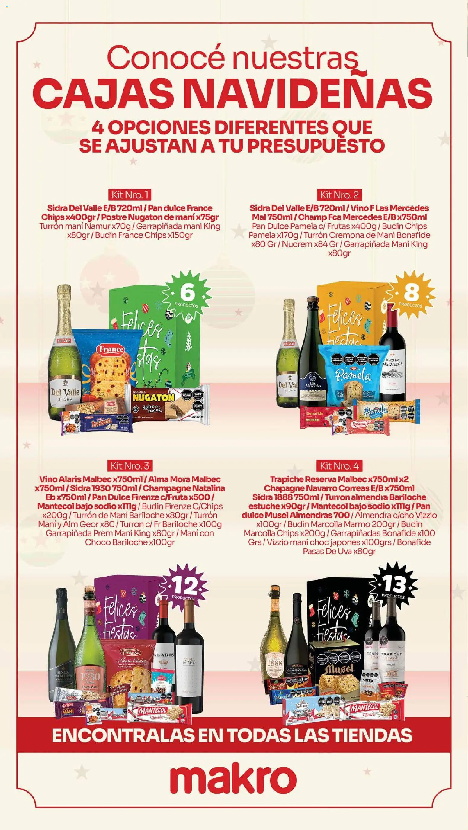 Makro ofertas │ válido desde el 13.11.2025 | Página: 6 | Productos: Pasas de uva, Mani, Estuche, Vino