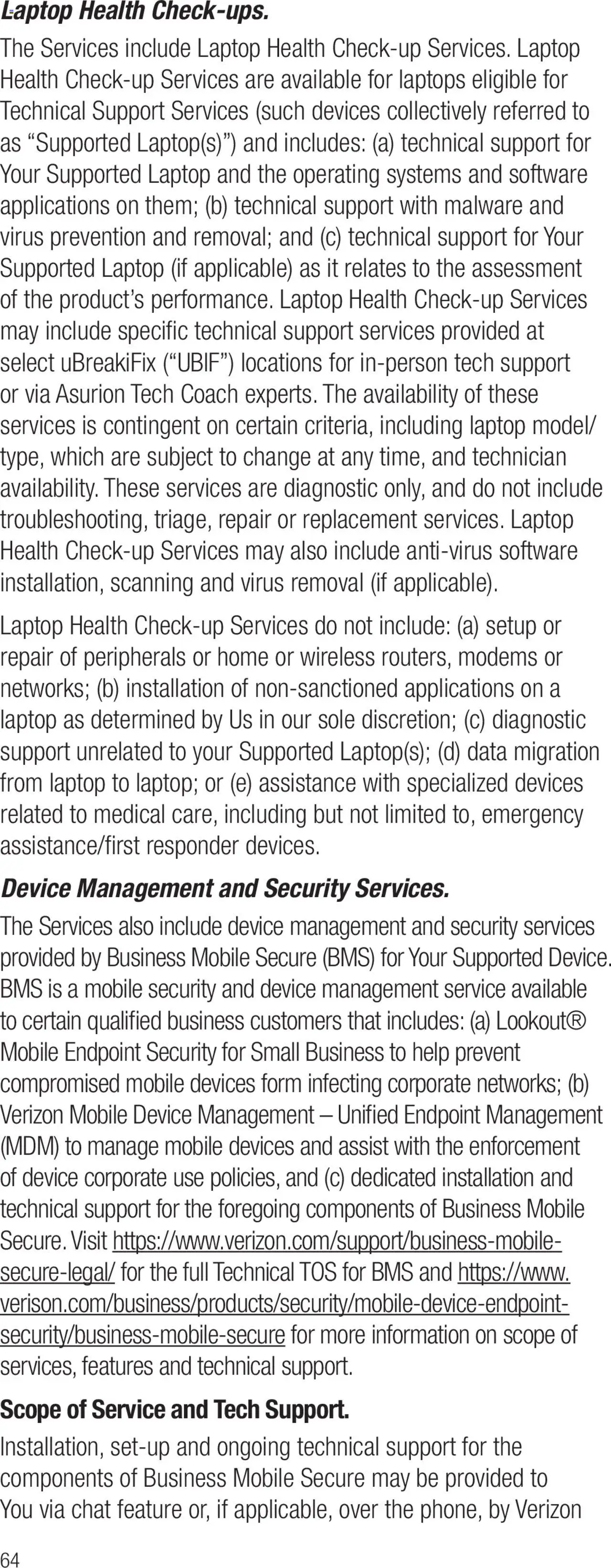 Verizon Total Mobile Protection: For New York customers only - valid from 13.03.2025 | Page: 64 | Products: Laptop