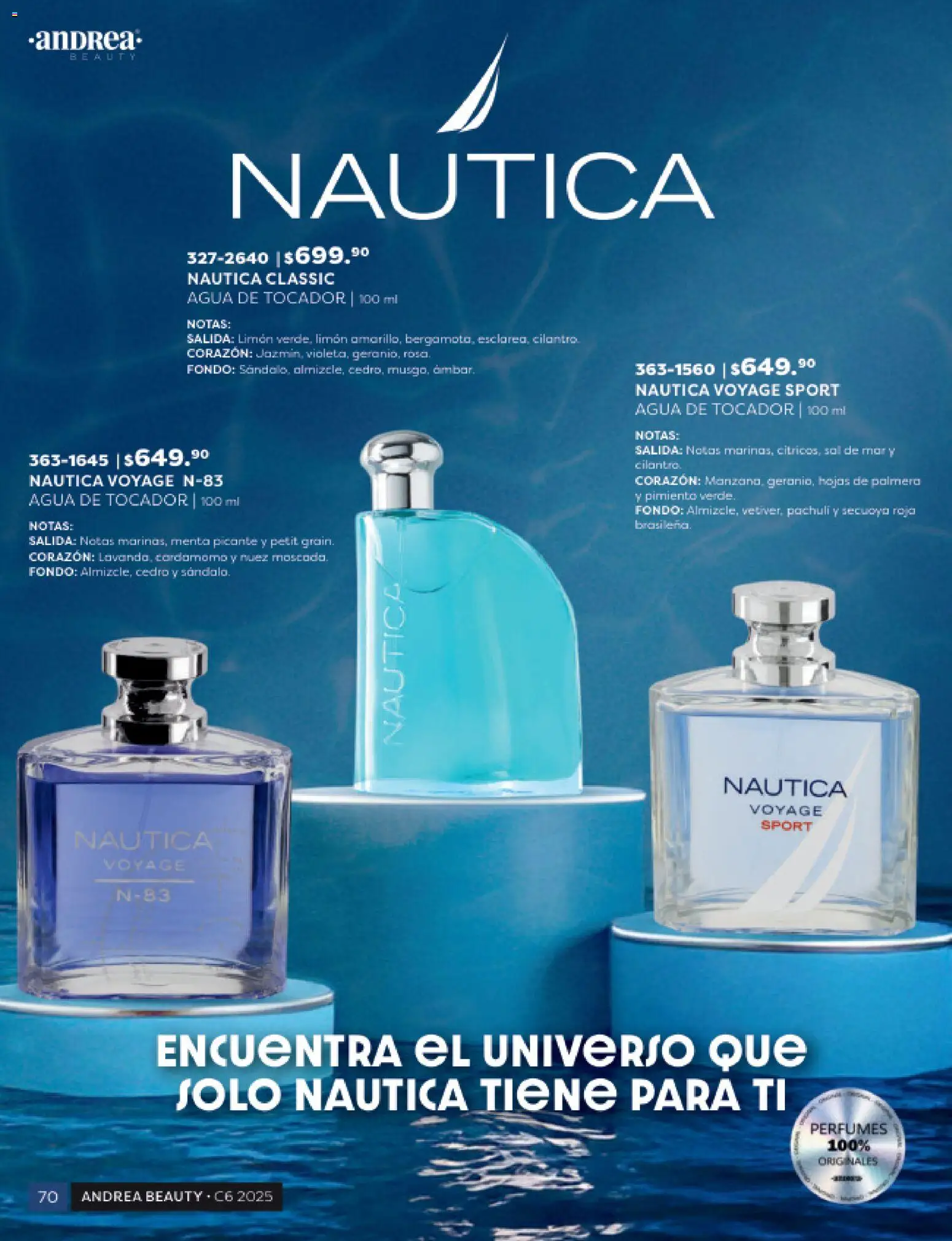 Nuevas ofertas de Andrea válidas en toda la República Mexicana desde el 31.10.2025. ¡Encuentra las mejores ofertas en Andrea catálogo Beauty! | Página: 70 | Productos: Sal, Limón, Pimiento, Nuez