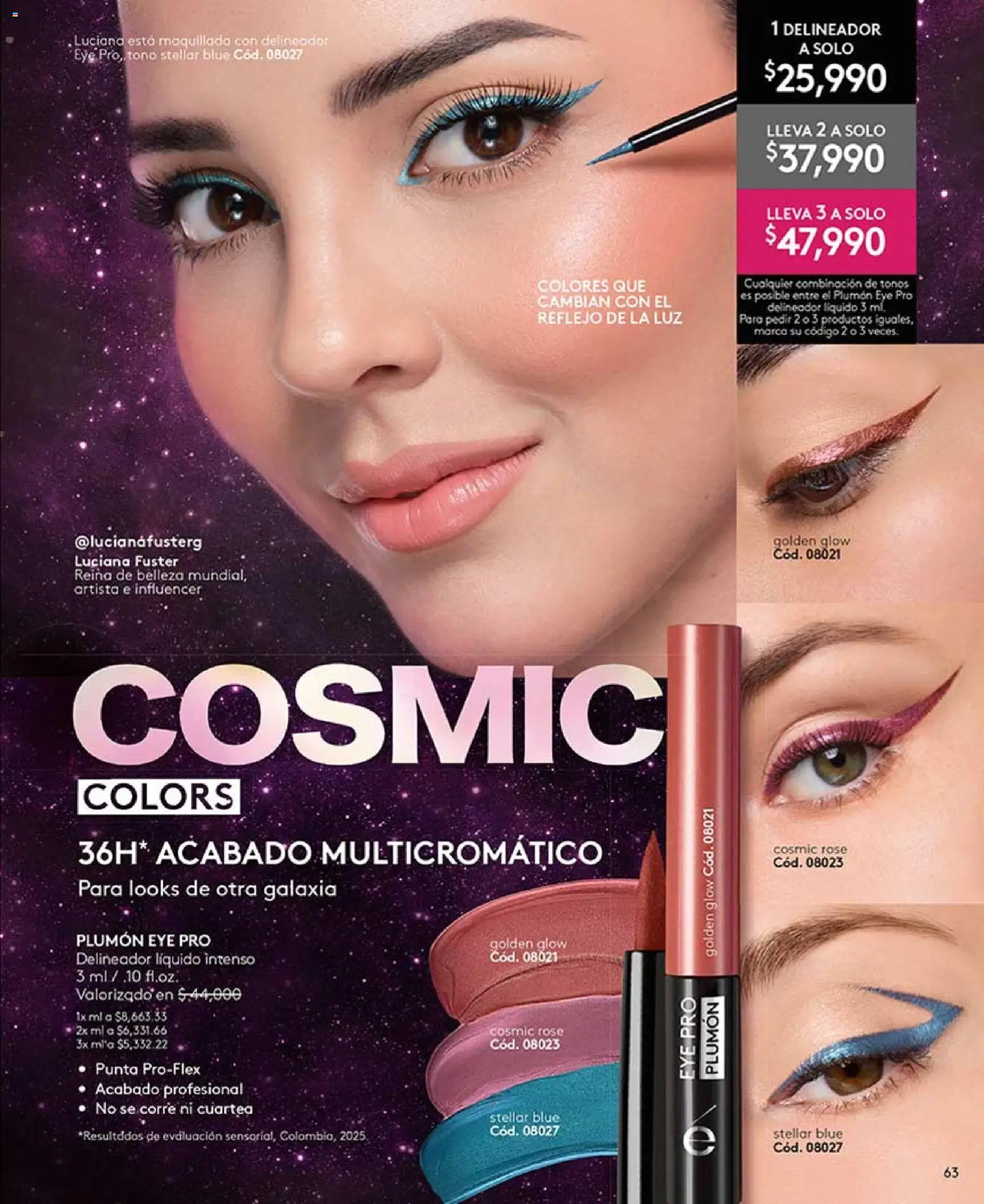 Ésika revista - valida desde el 13.03.2026 | Página: 63 | Productos: Delineador, Combinación