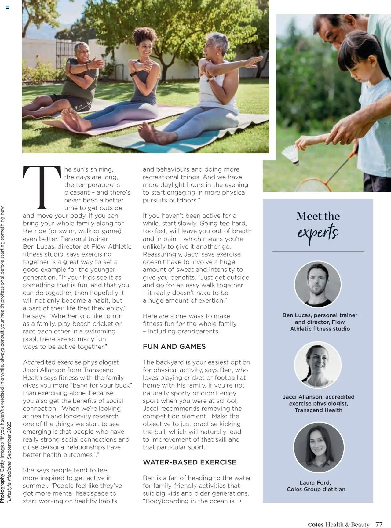 Coles catalogue - valid from 06.01.2025 | Page: 77 | Products: Water, Suit, Fan