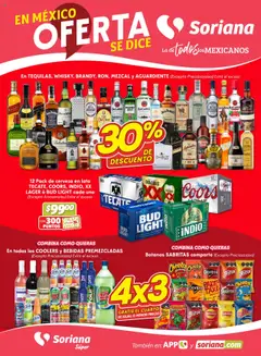 Vista previa de Soriana - Fin de Semana Súper: BCS, Son y Sin, nuevo folleto de la tienda, válido en México a partir del 18.09.2025