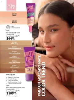 Vista previa de Corrector líquido facial, 2 tonos. 10 g, nuevo folleto de la tienda, válido en México a partir del 28.11.2025 | Página: 100 | Productos: Base de maquillaje, Brillo, Maquillaje, Corrector