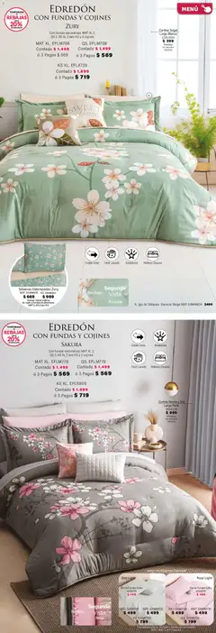 Vista previa de Colchas Concord catálogo, nuevo folleto de la tienda, válido en México a partir del 01.02.2026 | Página: 41 | Productos: Almohada, Sabanas