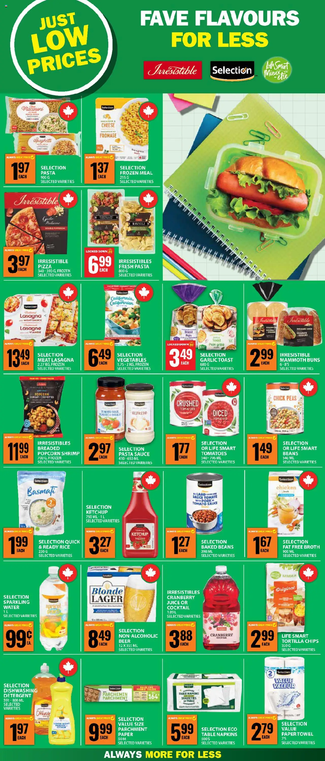 Food Basics flyer valid from 28.08.2025 | Page: 4 | Products: Bread, Beer, Chicken, Tomatoes