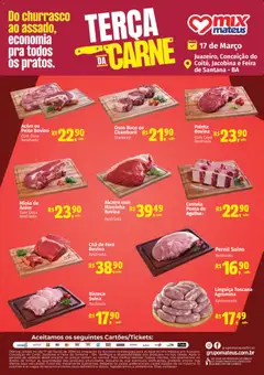 Mateus ofertas Terça da Carne - Pré-Visualização do folheto da loja Mateus, válido de 17.03.2026