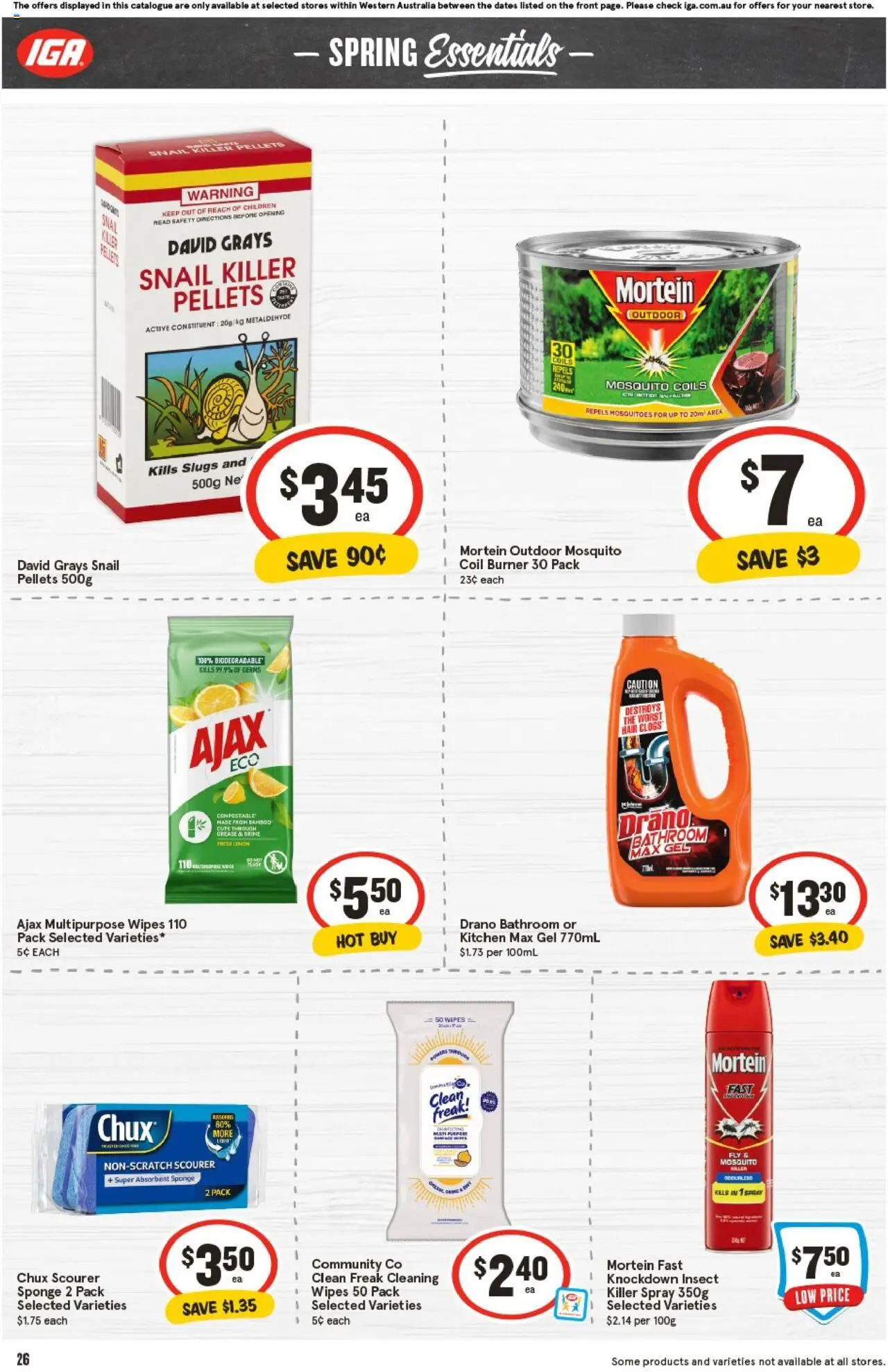 IGA catalogue - valid from 22.10.2025 | Page: 29 | Products: Sponge, Multipurpose, Bathroom