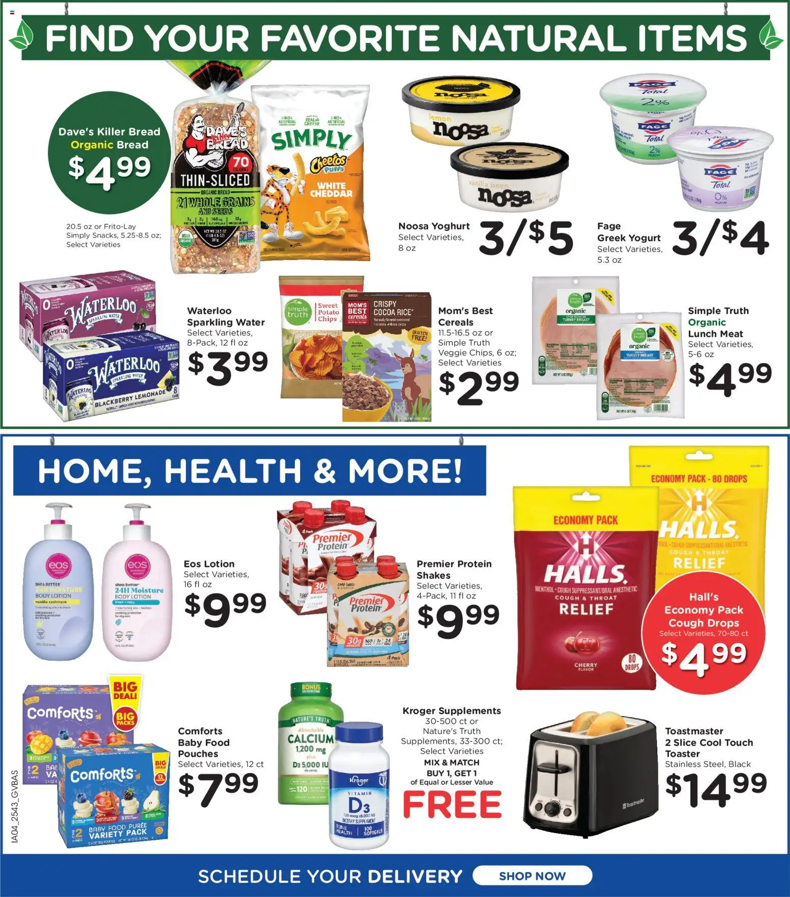 Kroger Ad - valid from 28.11.2025 | Page: 9 | Products: Vitamin, Yogurt, Pork, Rice