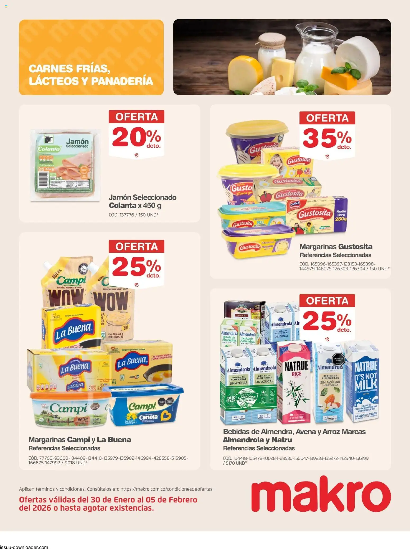Makro revista - valida desde el 30.01.2026 | Página: 4 | Productos: Arroz, Cocina, Panadería, Jamón