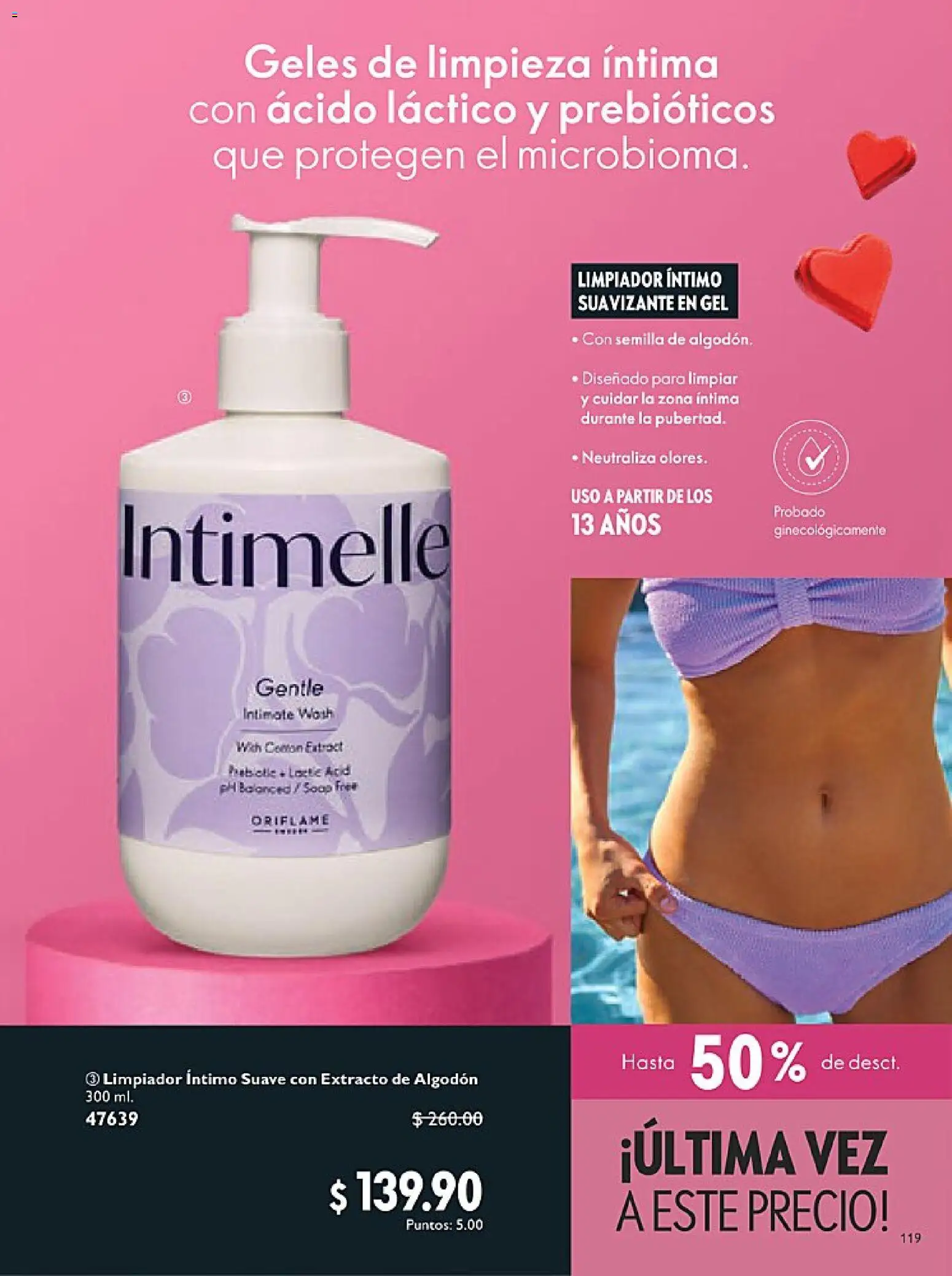 Nuevas ofertas de Oriflame válidas en toda la República Mexicana desde el 24.01.2026. ¡Encuentra las mejores ofertas en Oriflame campaña 2 2026! | Página: 119 | Productos: Suavizante, Limpiador, Algodón