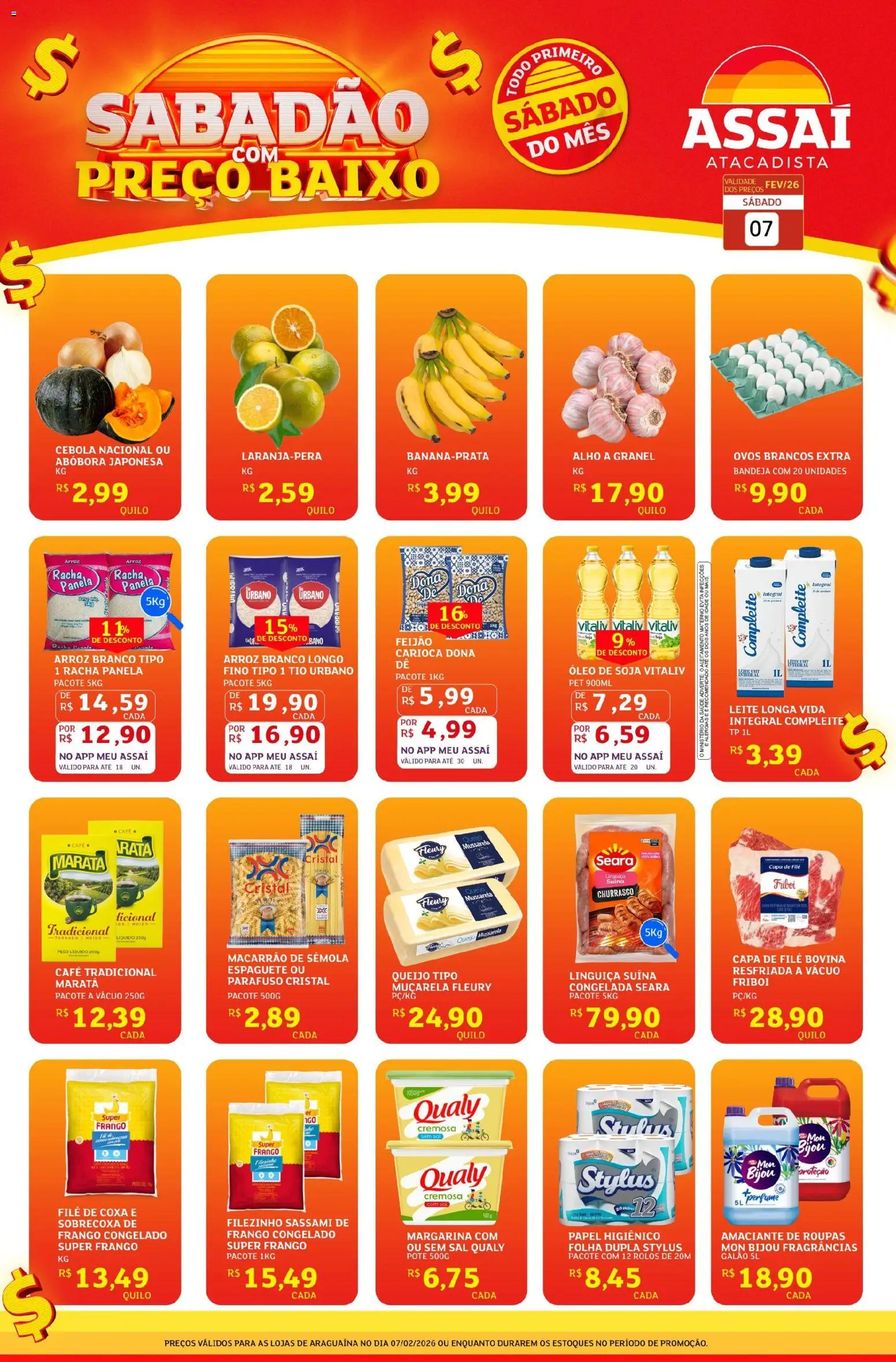 Assaí Atacadista Folheto - válido de 07.02.2026 | Página: 1