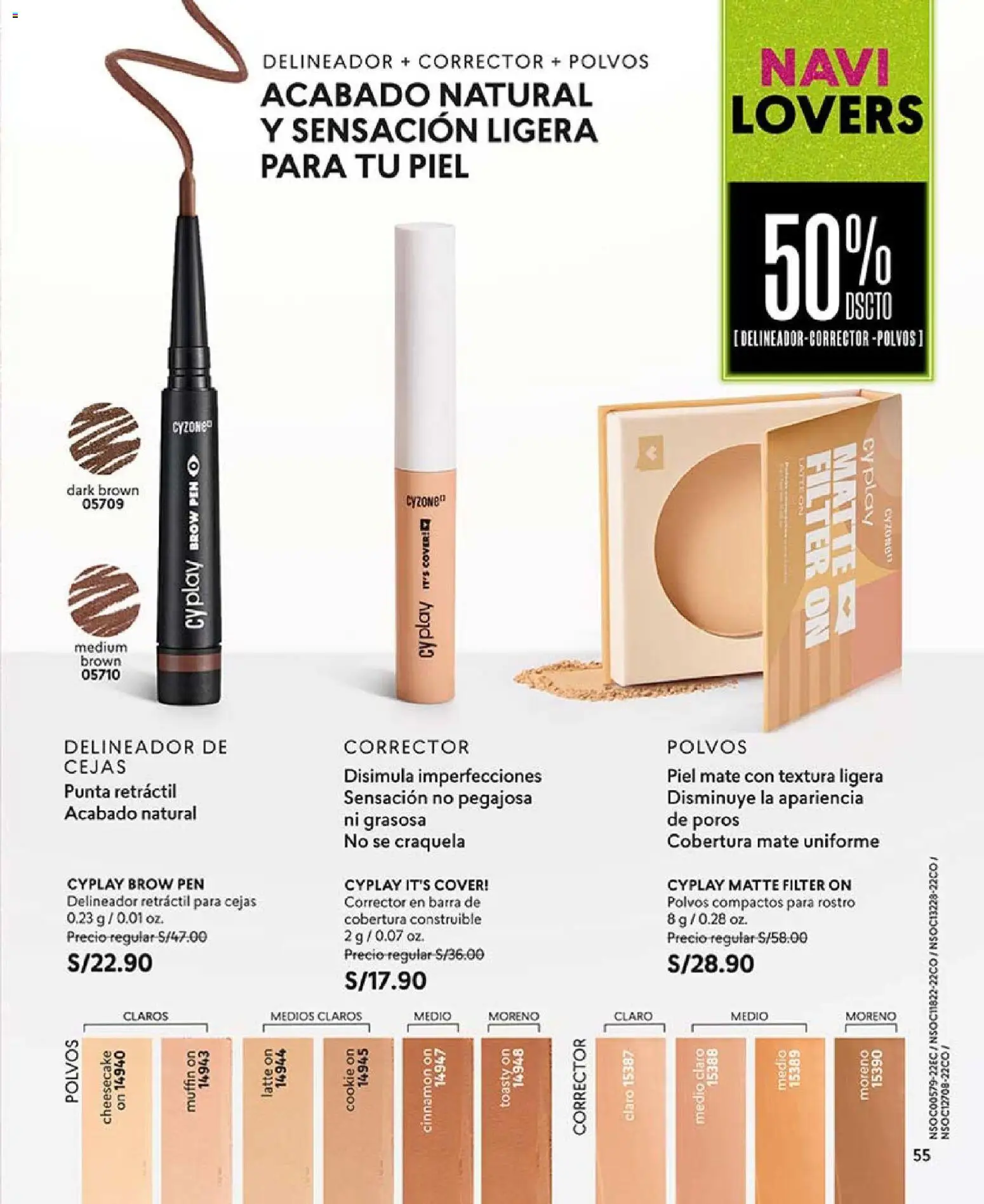Catálogo CyZone válido desde 14.11.2025 | Página: 67 | Productos: Delineador, Corrector