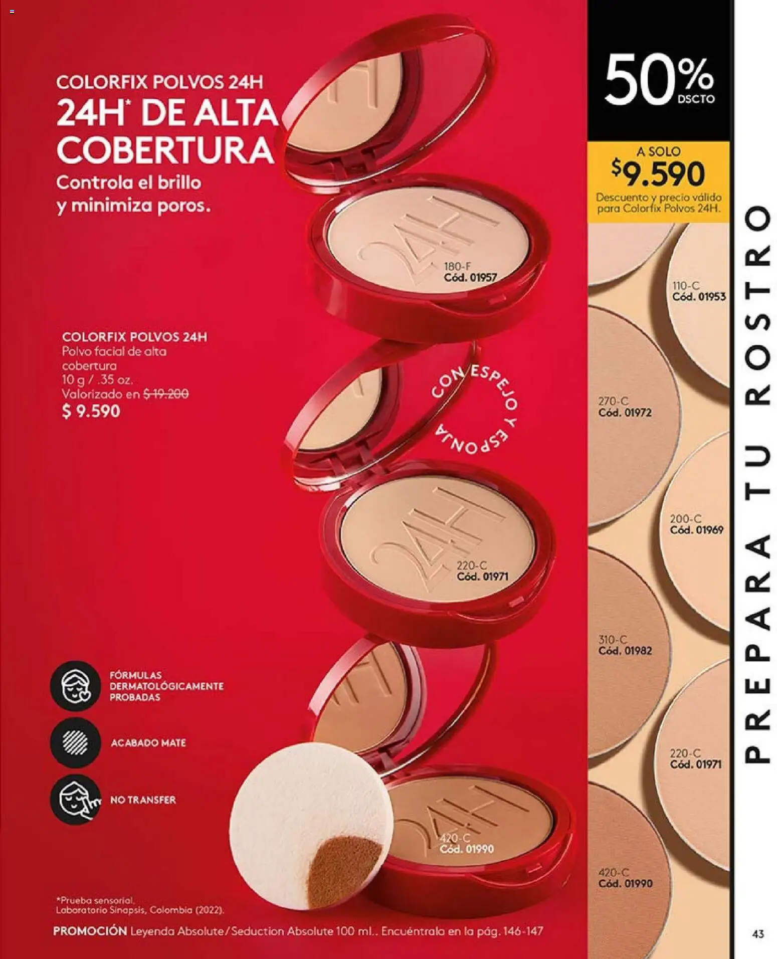 Catálogo Ésika Campaña 1 │ válido desde el 01.01.2026 | Página: 43 | Productos: Brillo, Espejo, Polvo, Mate