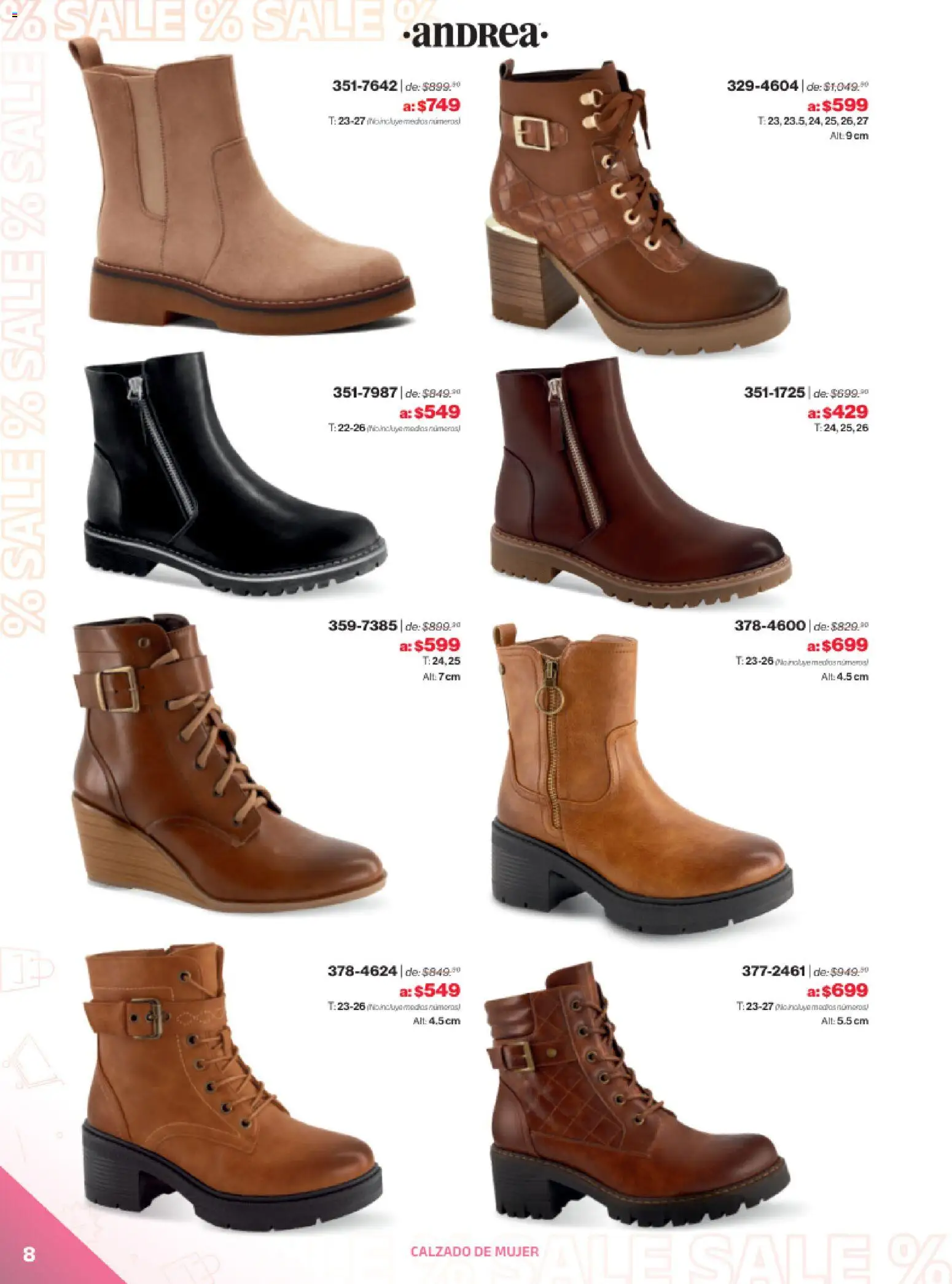 Nuevas ofertas de Andrea válidas en toda la República Mexicana desde el 21.12.2025. ¡Encuentra las mejores ofertas en Andrea catálogo Outlet! | Página: 8