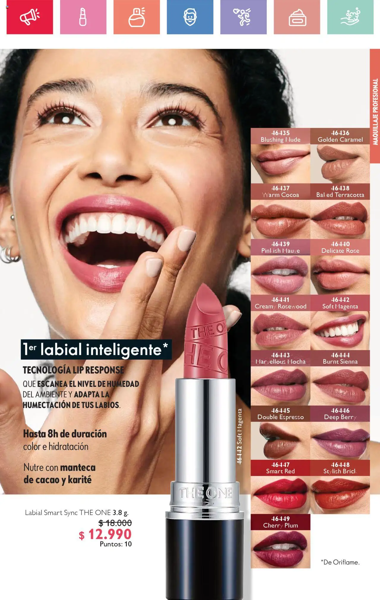 Oriflame catálogo │ válido desde el 23.08.2025 | Página: 37 | Productos: Cacao, Maquillaje, Manteca, Labial