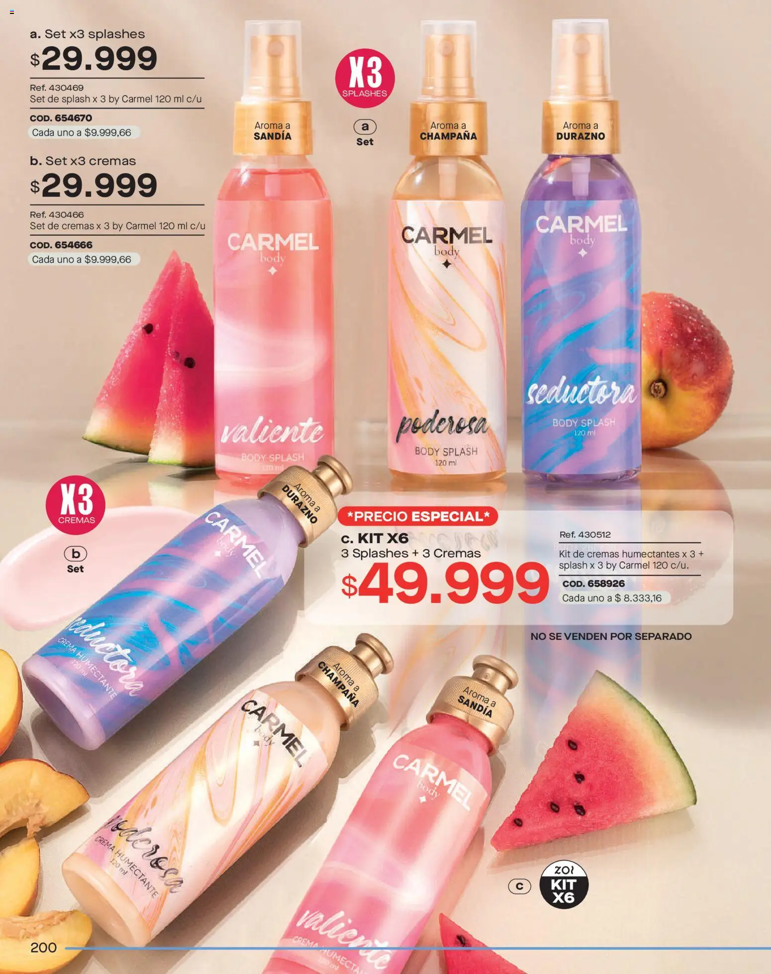 Pacifika revista - valida desde el 01.11.2025 | Página: 200 | Productos: Crema, Body, Champaña, Durazno