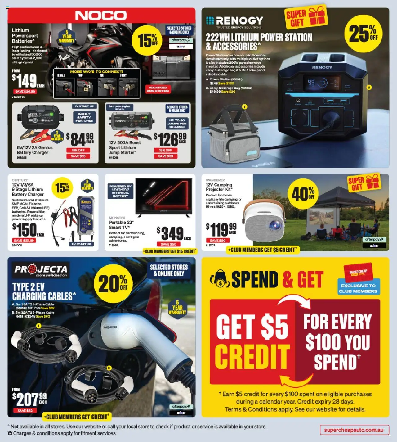 Supercheap Auto catalogue - valid from 27.08.2025 | Page: 7 | Products: Accessories, Cable, Bag, Portable