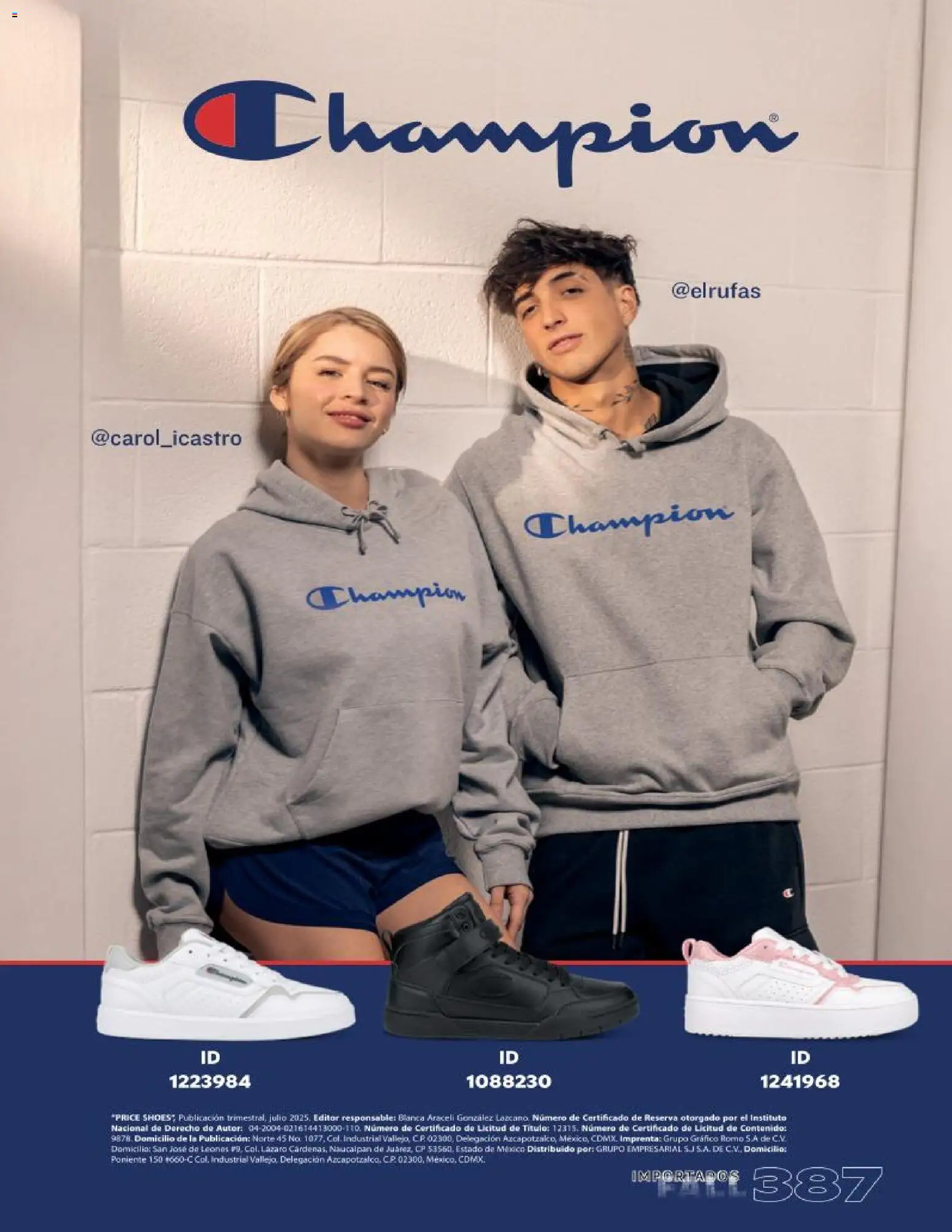 Nuevas ofertas de Price Shoes válidas en toda la República Mexicana desde el 22.10.2025. ¡Encuentra las mejores ofertas en Price Shoes catálogo Fall Importados Ofertas! | Página: 2