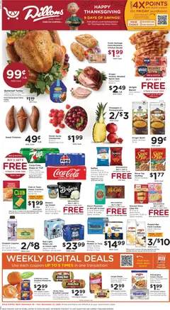 Preview of Dillons weekly ads valid from 19.11.2025