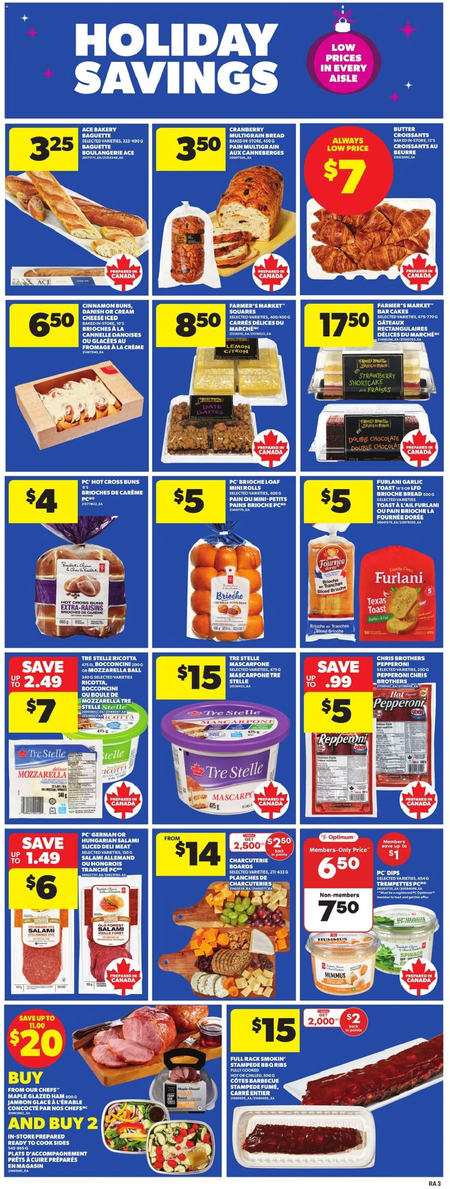 Atlantic Superstore flyer valid from 18.12.2025 | Page: 6 | Products: Cream, PC, Bakery, Salami