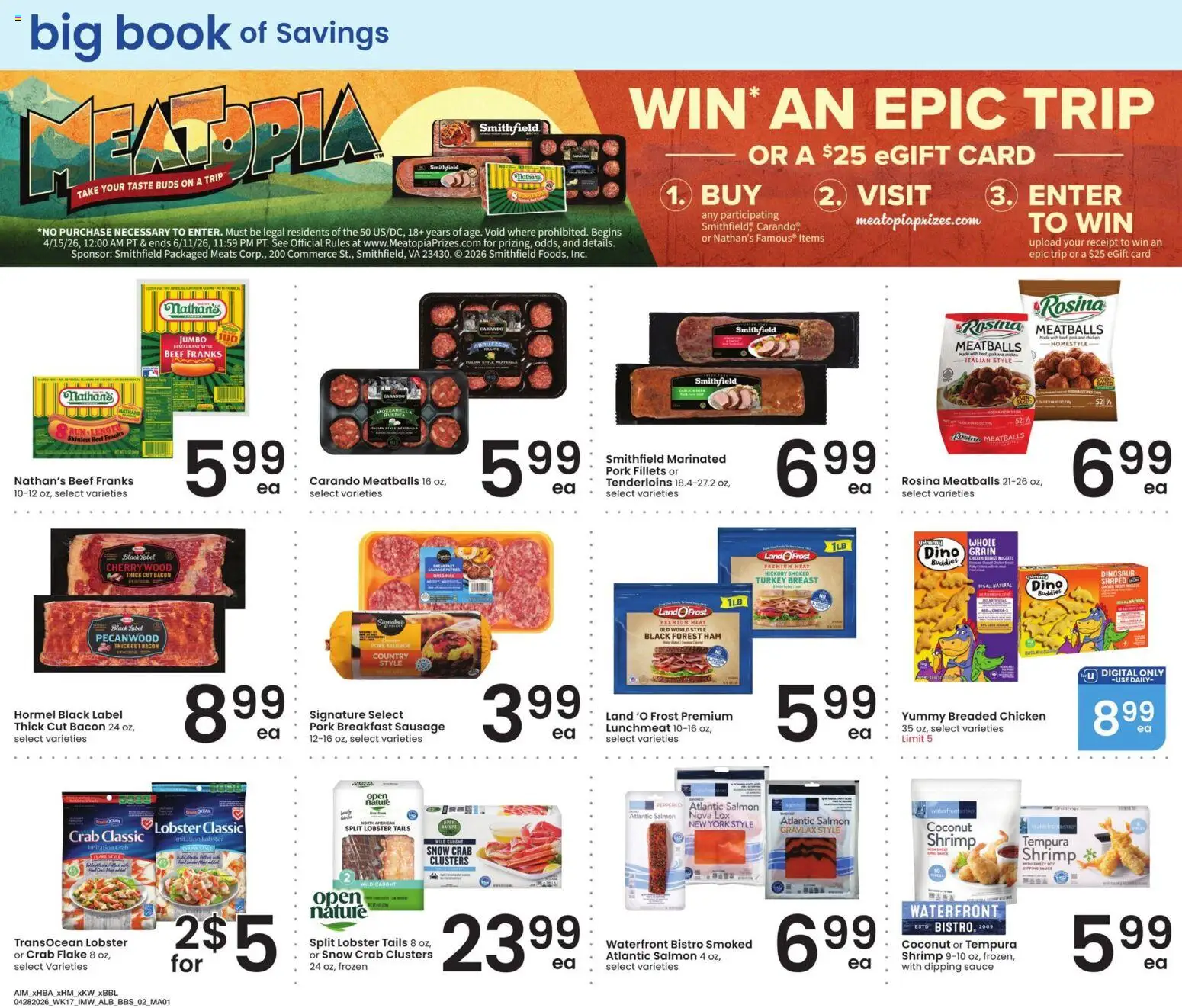 Albertsons Big Book of Savings - valid from 28.04.2026 | Page: 2 | Products: Beef, Sauce, Sausage, Iron