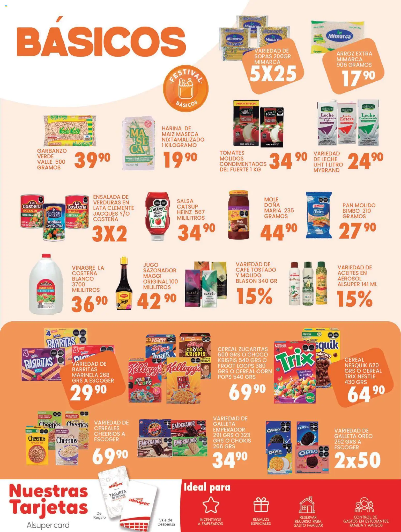 Nuevas ofertas de Alsuper válidas en toda la República Mexicana desde el 03.03.2026. ¡Encuentra las mejores ofertas en Alsuper folleto! | Página: 6 | Productos: Harina, Café, Jugo, Ensalada
