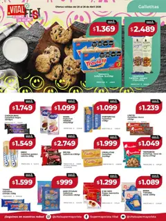 Vista previa Vital - Ofertas válido desde el 20.04.2026 | Página: 16 | Productos: Galletitas, Mesa, Chocolate