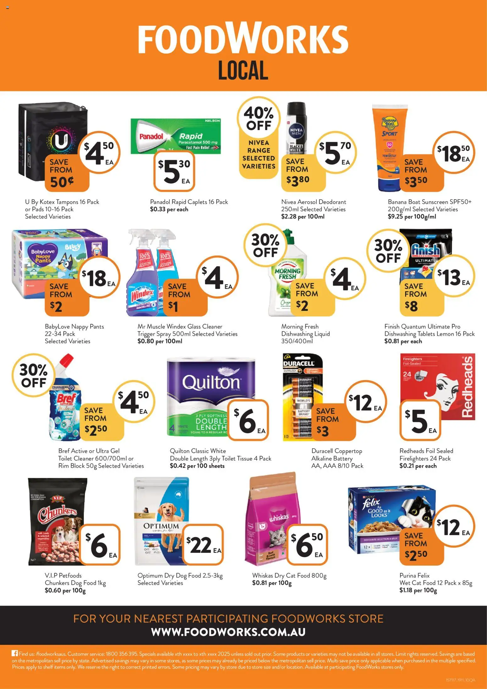 Foodworks catalogue - valid from 19.11.2025 | Page: 10 | Products: Shelf, Toilet, Battery, Dog food