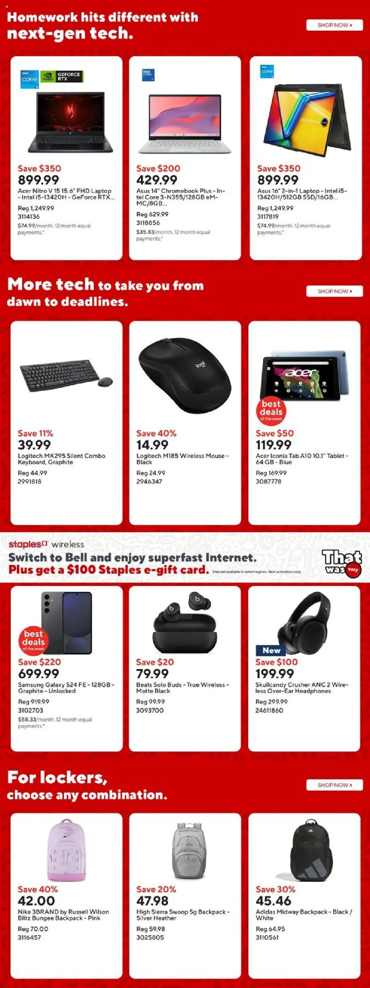 Staples flyer valid from 15.08.2025 | Page: 3