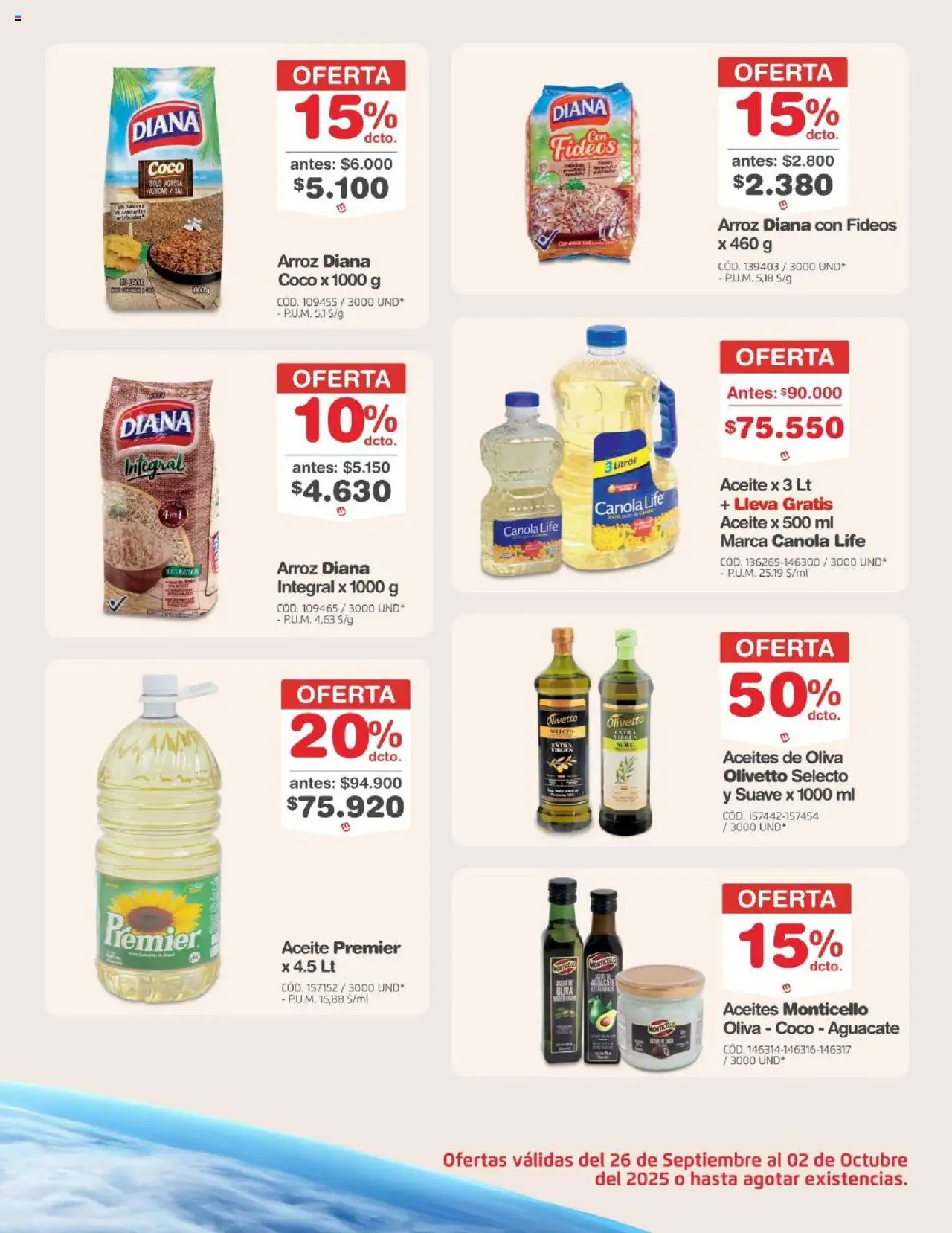 Makro revista - valida desde el 26.09.2025 | Página: 23 | Productos: Arroz, Coco, Oliva, Aceite