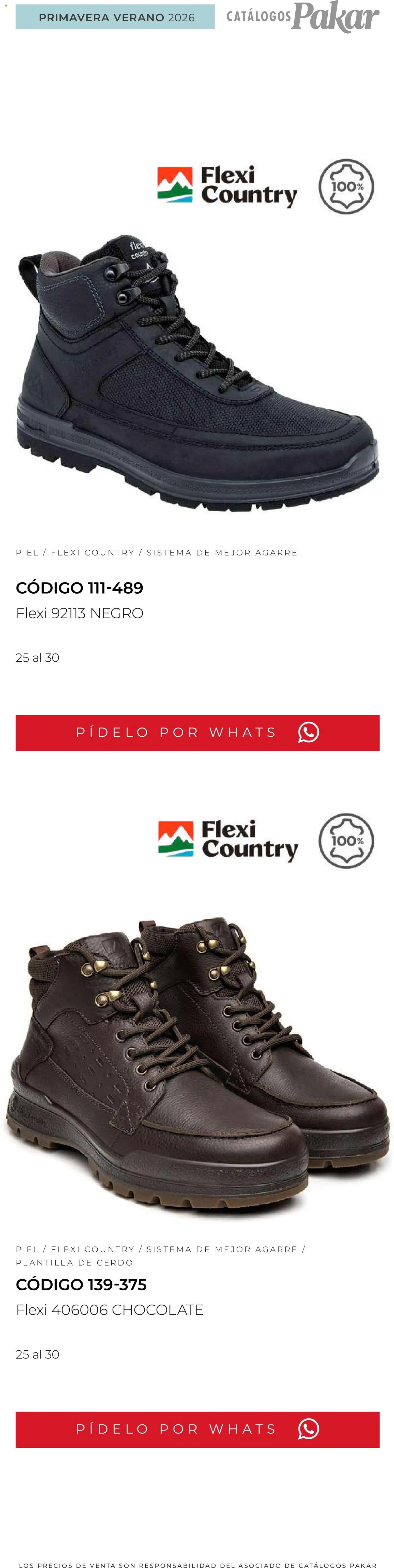 Nuevas ofertas de SC Pakar válidas en toda la República Mexicana desde el 04.03.2026. ¡Encuentra las mejores ofertas en SC Pakar catálogo Flexi PV26! | Página: 195 | Productos: Chocolate, Cerdo