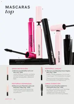 Vista previa de Lápiz Delineador para Ojos a Prueba de Agua Mary Kay, Tonos súper pigmentados de acabado mate y metálico, ideales para crear líneas precisas o un delineado difuminado., nuevo folleto de la tienda, válido en México a partir del 01.09.2025 | Página: 24 | Productos: Agua, Aceite, Mate, Delineador