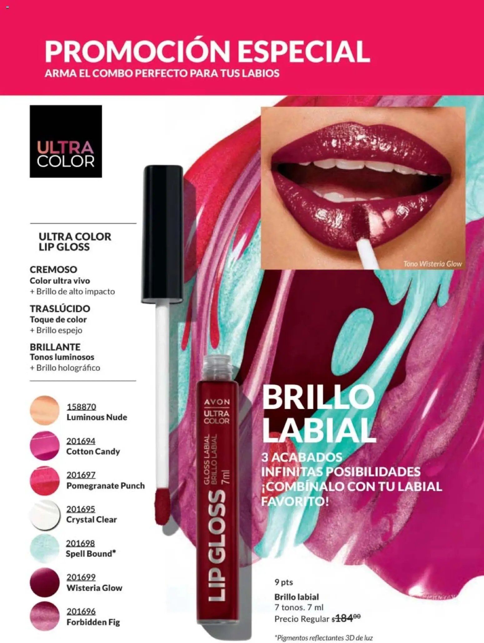 Nuevas ofertas de AVON válidas en toda la República Mexicana desde el 28.11.2025. ¡Encuentra las mejores ofertas en AVON campaña 18 2025! | Página: 120 | Productos: Brillo, Espejo