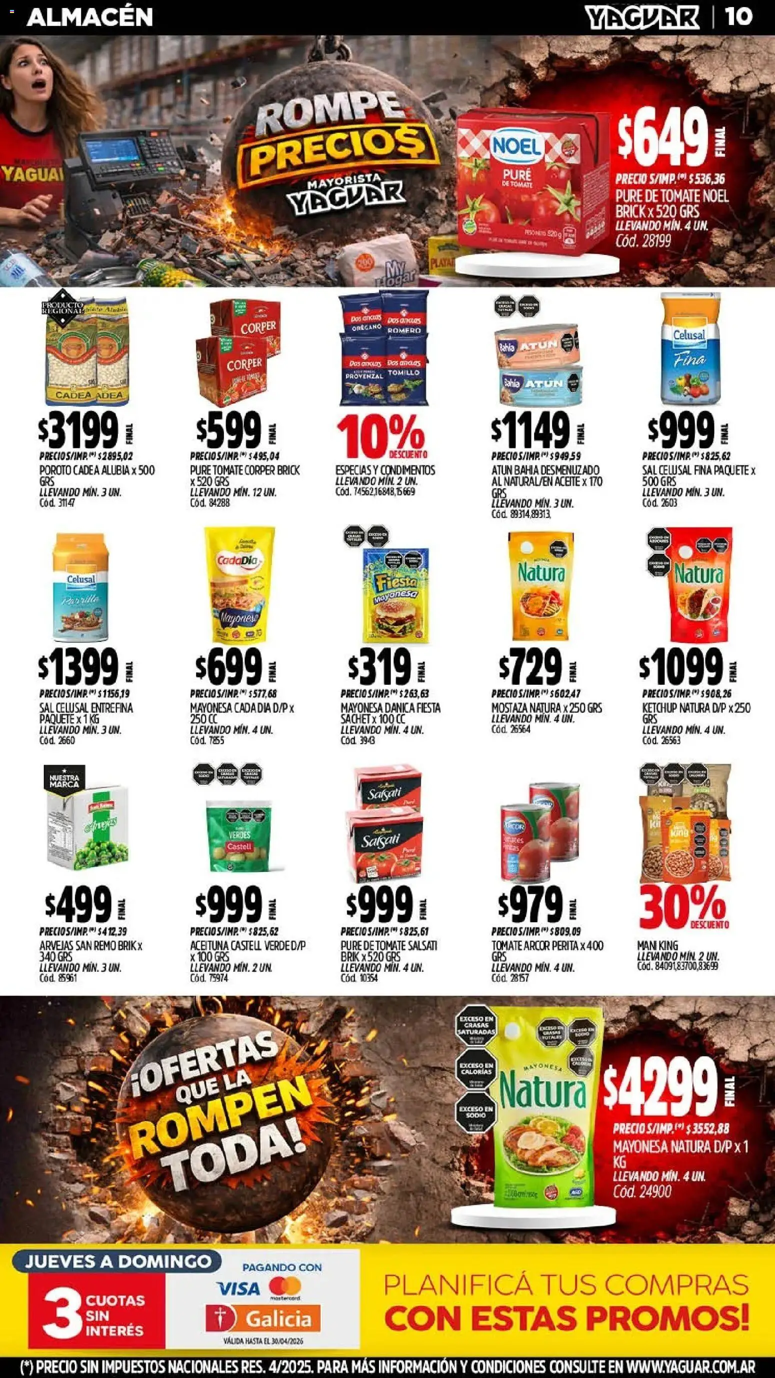 Yaguar - Oferta Semanal San Juan │ válido desde el 20.04.2026 | Página: 11 | Productos: Aceite, Ketchup, Tomates, Provenzal