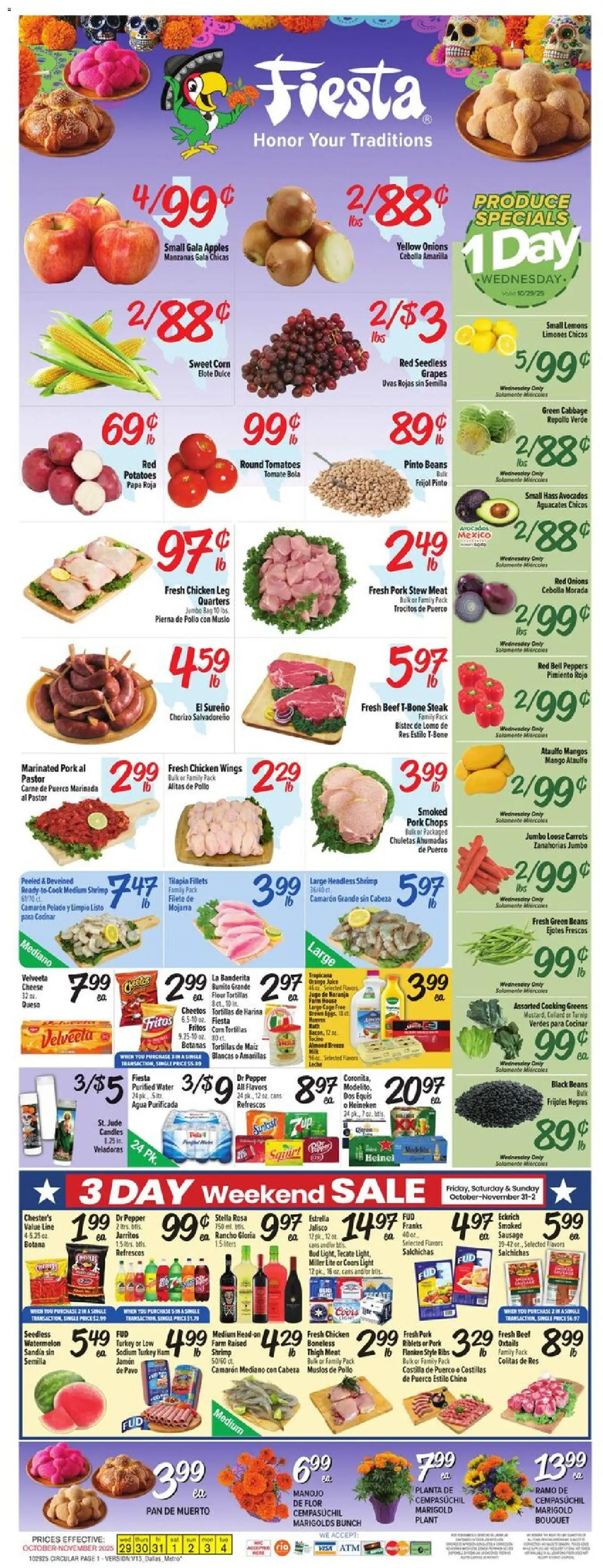 Fiesta Mart Weekly Ad - valid from 29.10.2025 | Page: 1