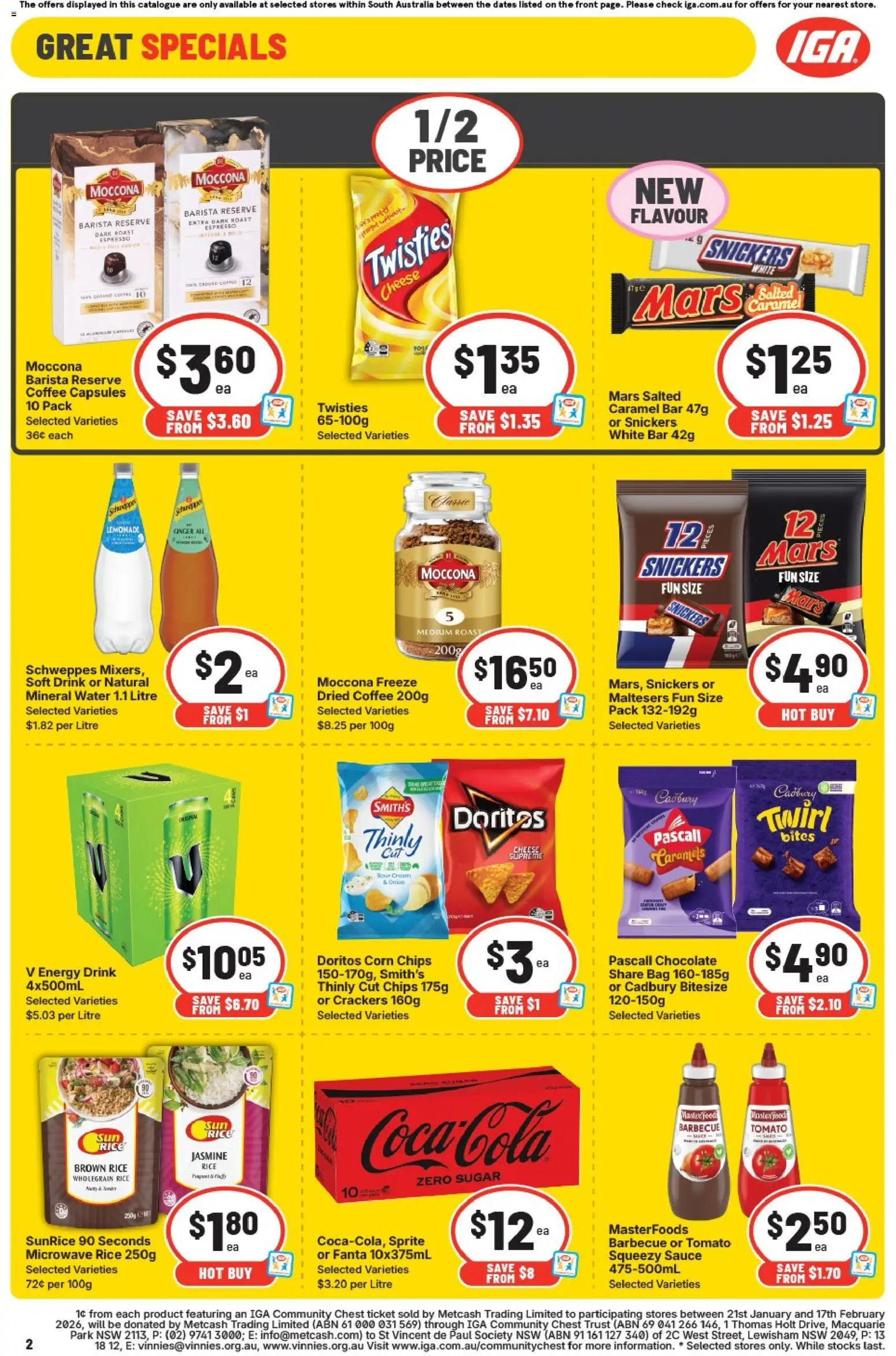 IGA catalogue - valid from 28.01.2026 | Page: 2 | Products: Ginger, Sauce, Sugar, Microwave