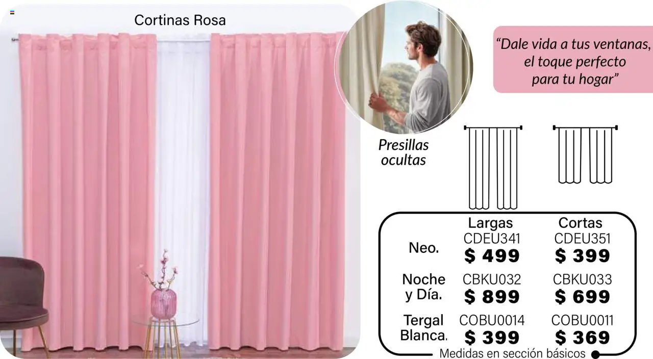 Nuevas ofertas de Colchas Concord válidas en toda la República Mexicana desde el 01.08.2025. ¡Encuentra las mejores ofertas en Colchas Concord - Catálogo! | Página: 717 | Productos: Cortinas
