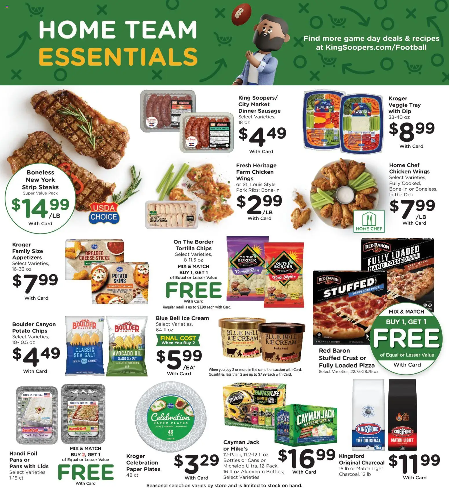 King Soopers Weekly Ad - valid from 26.12.2025 | Page: 6 | Products: Pizza, Cream, Ice cream, Game