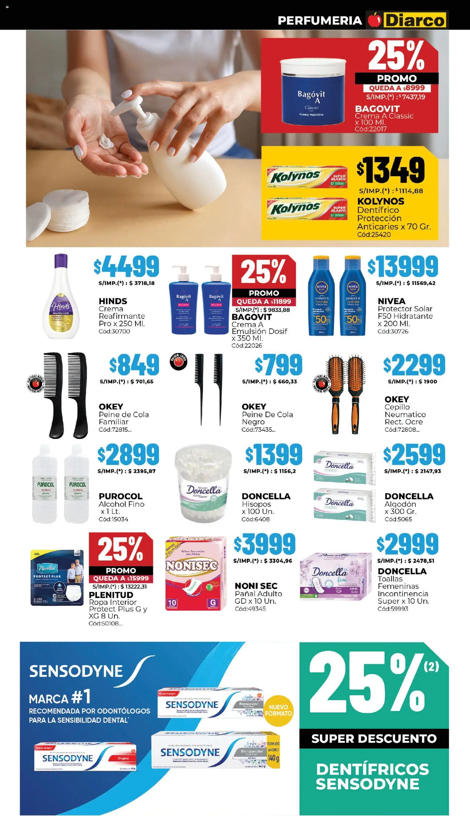 Diarco ofertas │ válido desde el 03.11.2025 | Página: 17 | Productos: Protector solar, Emulsión, Ropa, Ropa interior