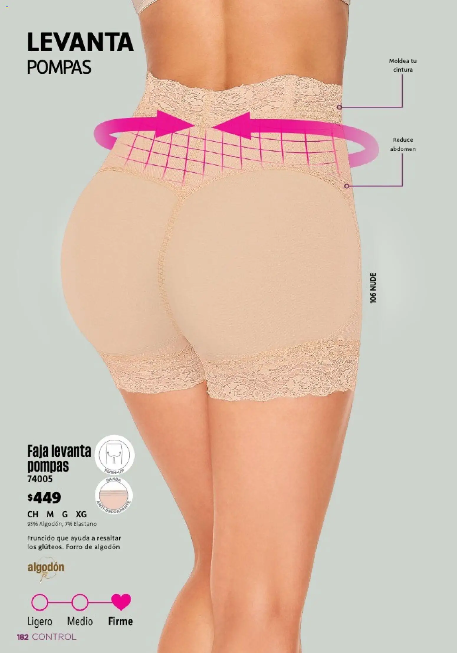 Nuevas ofertas de Ilusión válidas en toda la República Mexicana desde el 01.02.2026. ¡Encuentra las mejores ofertas en Ilusión catálogo Primavera! | Página: 184 | Productos: Algodón, Faja