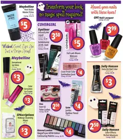 Preview of Ocean State Job Lot weekly ads valid from 09.10.2025 | Page: 9 | Products: Pencil, Nail, Eyeshadow, Lip gloss