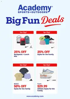 Preview of Academy Sports weekly ads valid from 11.08.2025