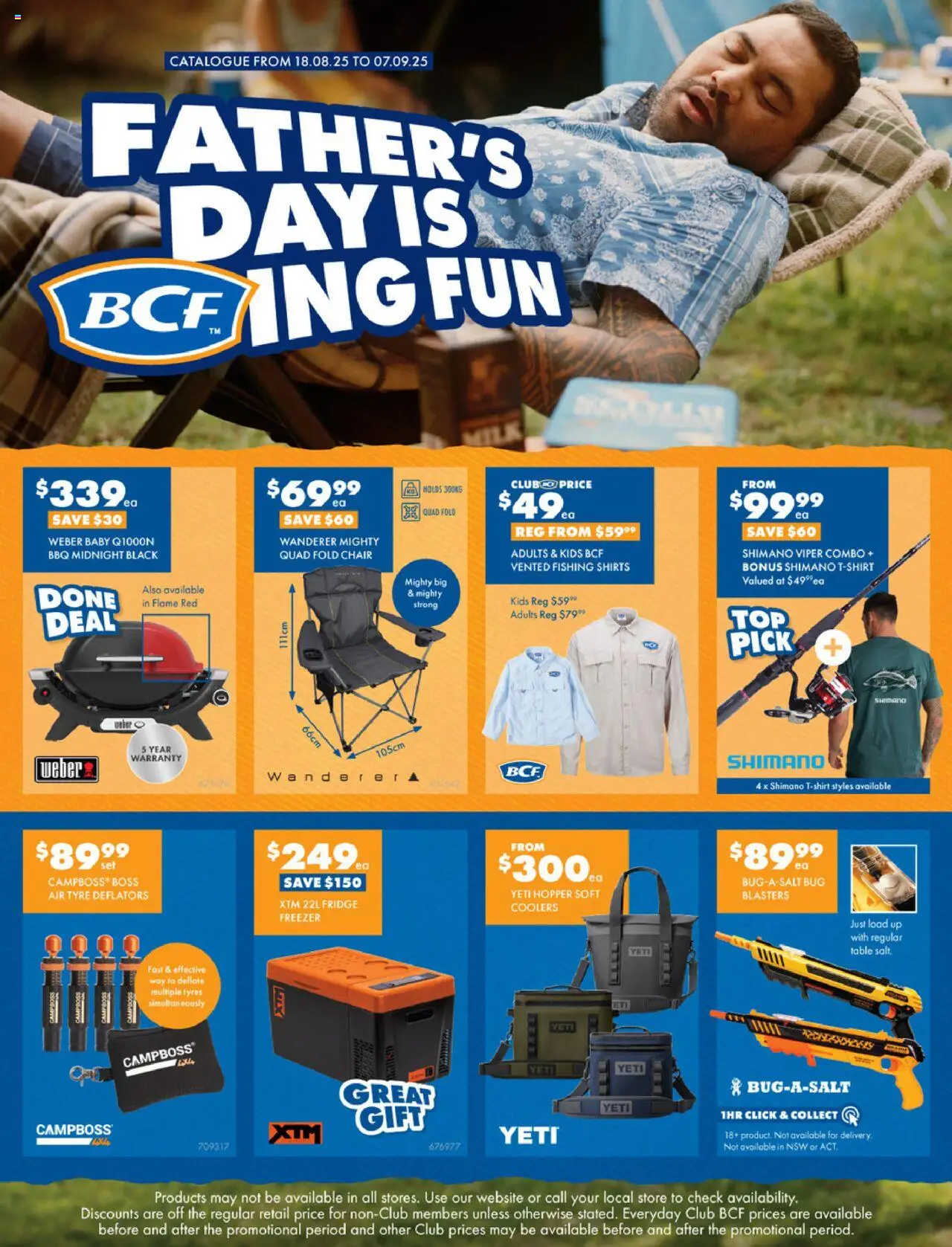 BCF catalogue - valid from 18.08.2025 | Page: 1 | Products: Table, Milk, Fridge, Freezer