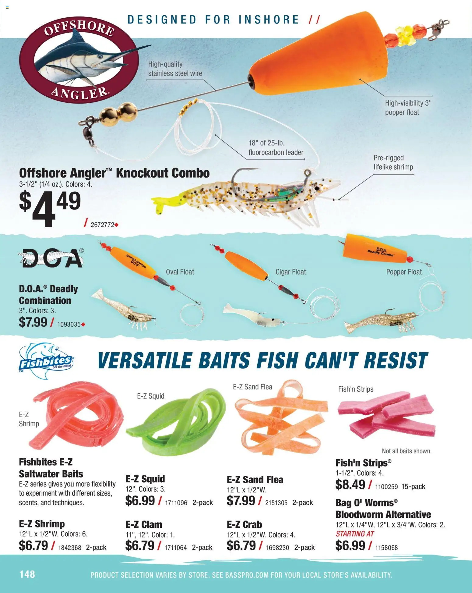 Cabela's Saltwater Specialist 26 - valid from 15.12.2025 | Page: 148 | Products: Hook, Wire, Fish, Bag