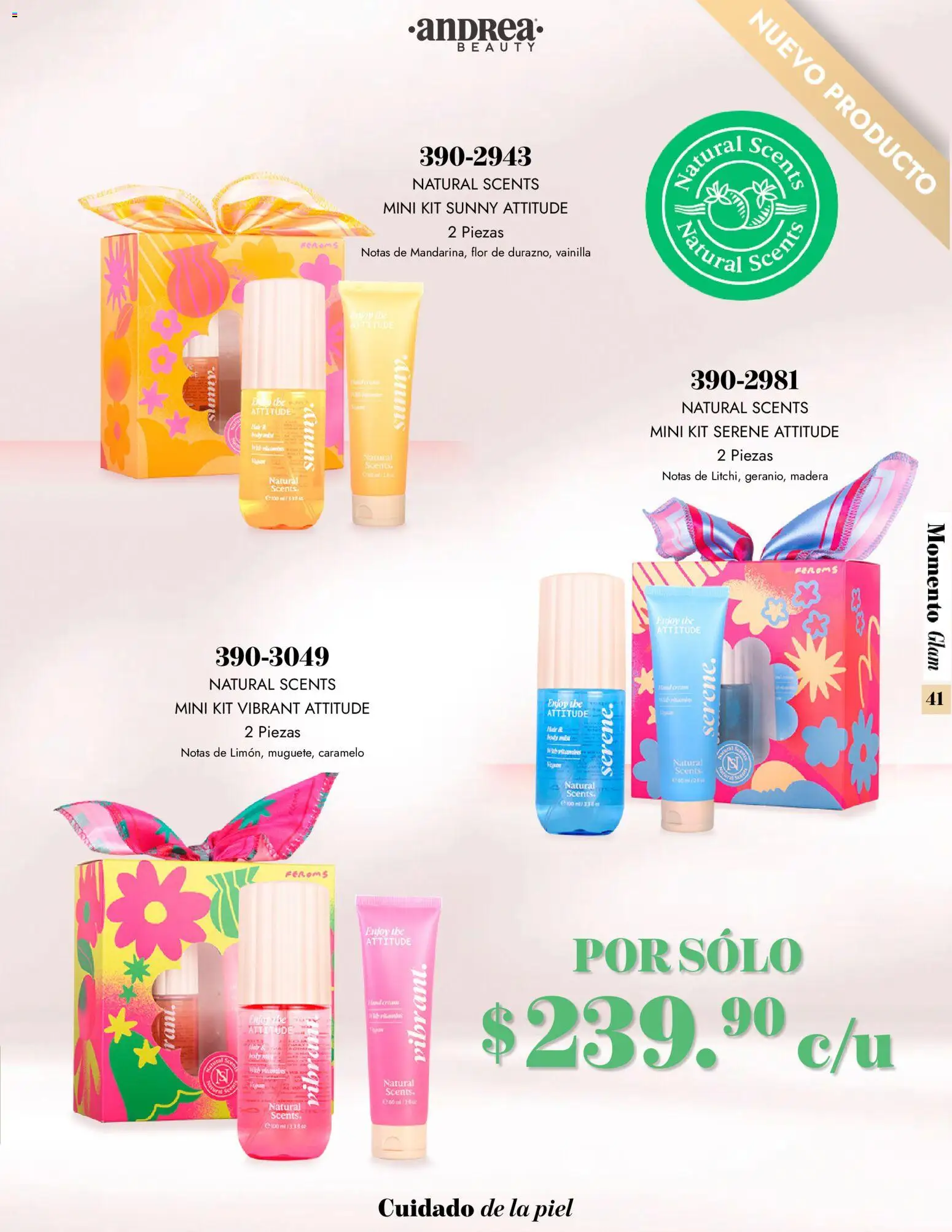 Nuevas ofertas de Andrea válidas en toda la República Mexicana desde el 26.10.2025. ¡Encuentra las mejores ofertas en Andrea catálogo Momento Glam! | Página: 41