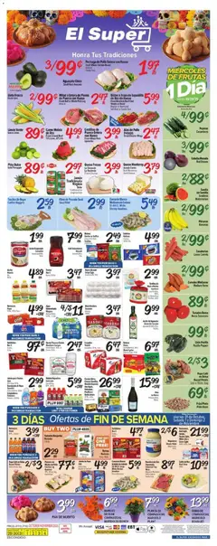 Preview of El Super weekly ads valid from 29.10.2025