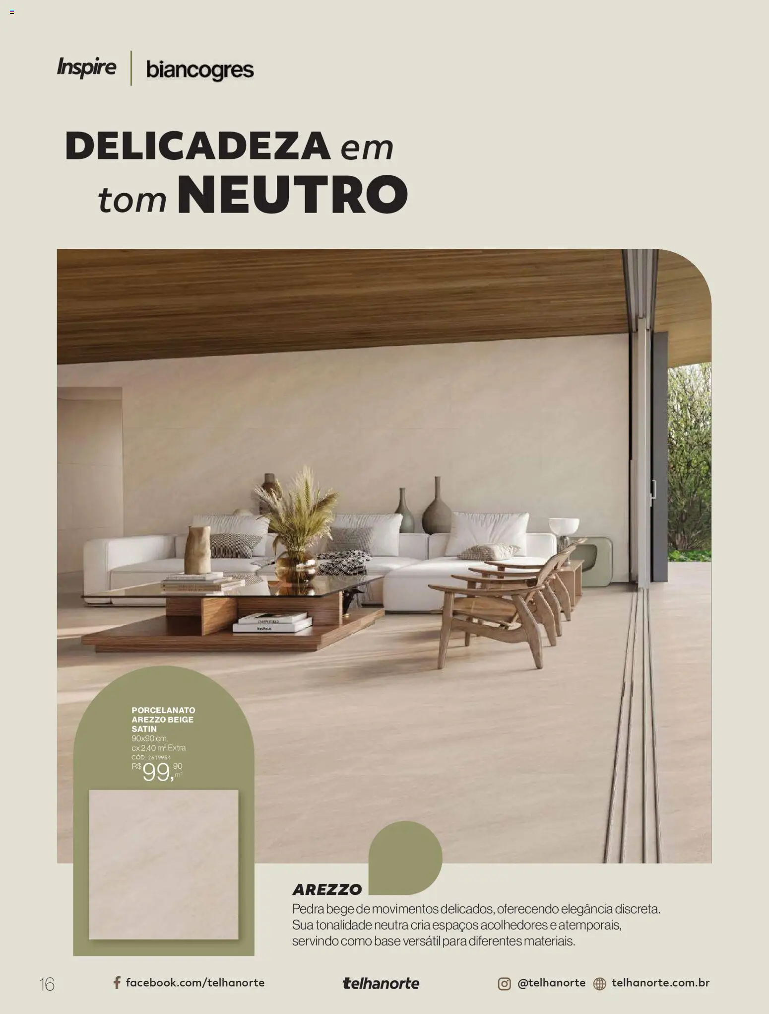Telhanorte Folheto - válido de 09.03.2026 | Página: 16 | Produtos: Porcelanato, Base