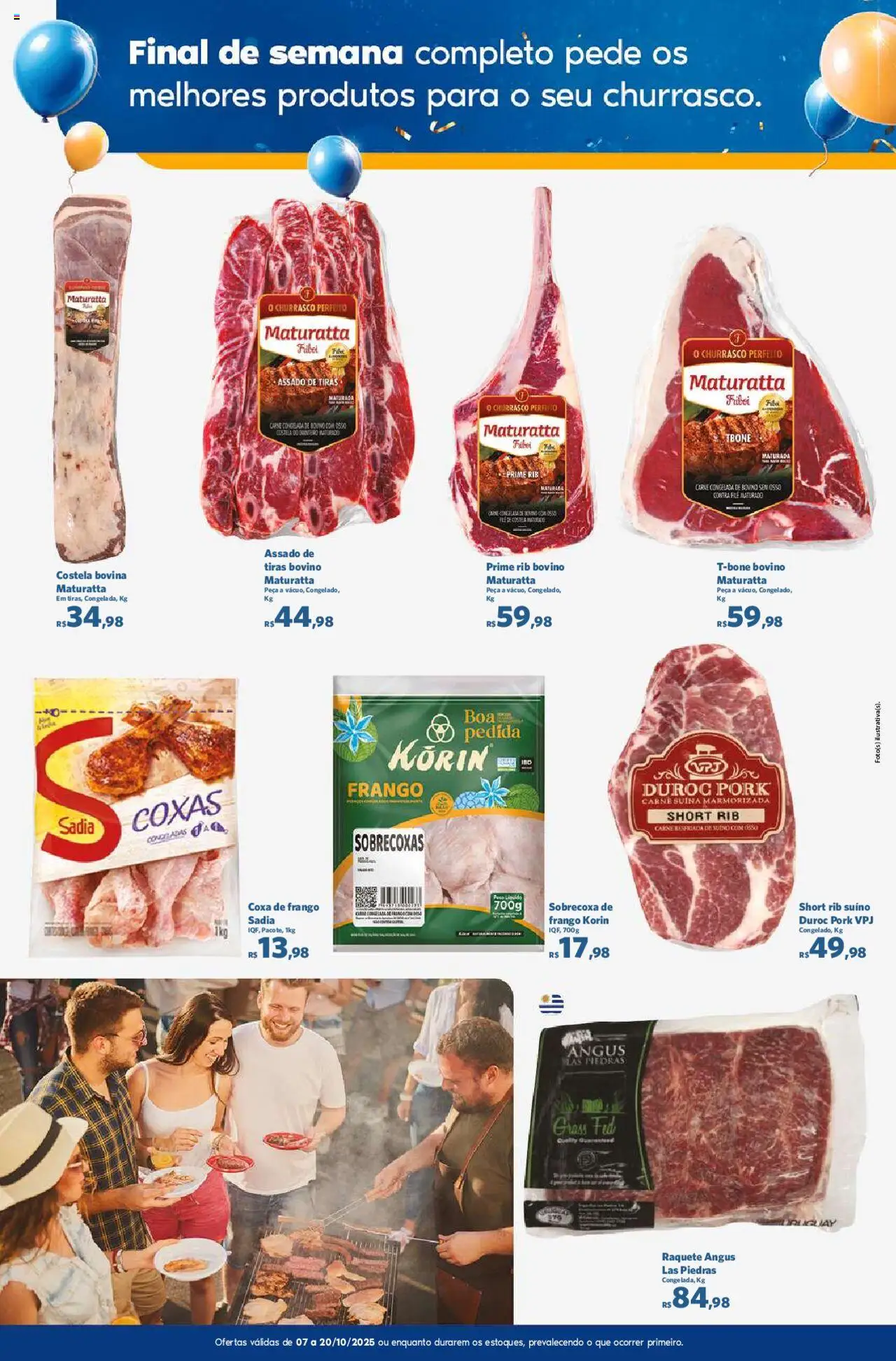 Sam's Club Folheto - válido de 07.10.2025 | Página: 7 | Produtos: Contra filé, Coxa de frango, Carne, Frango