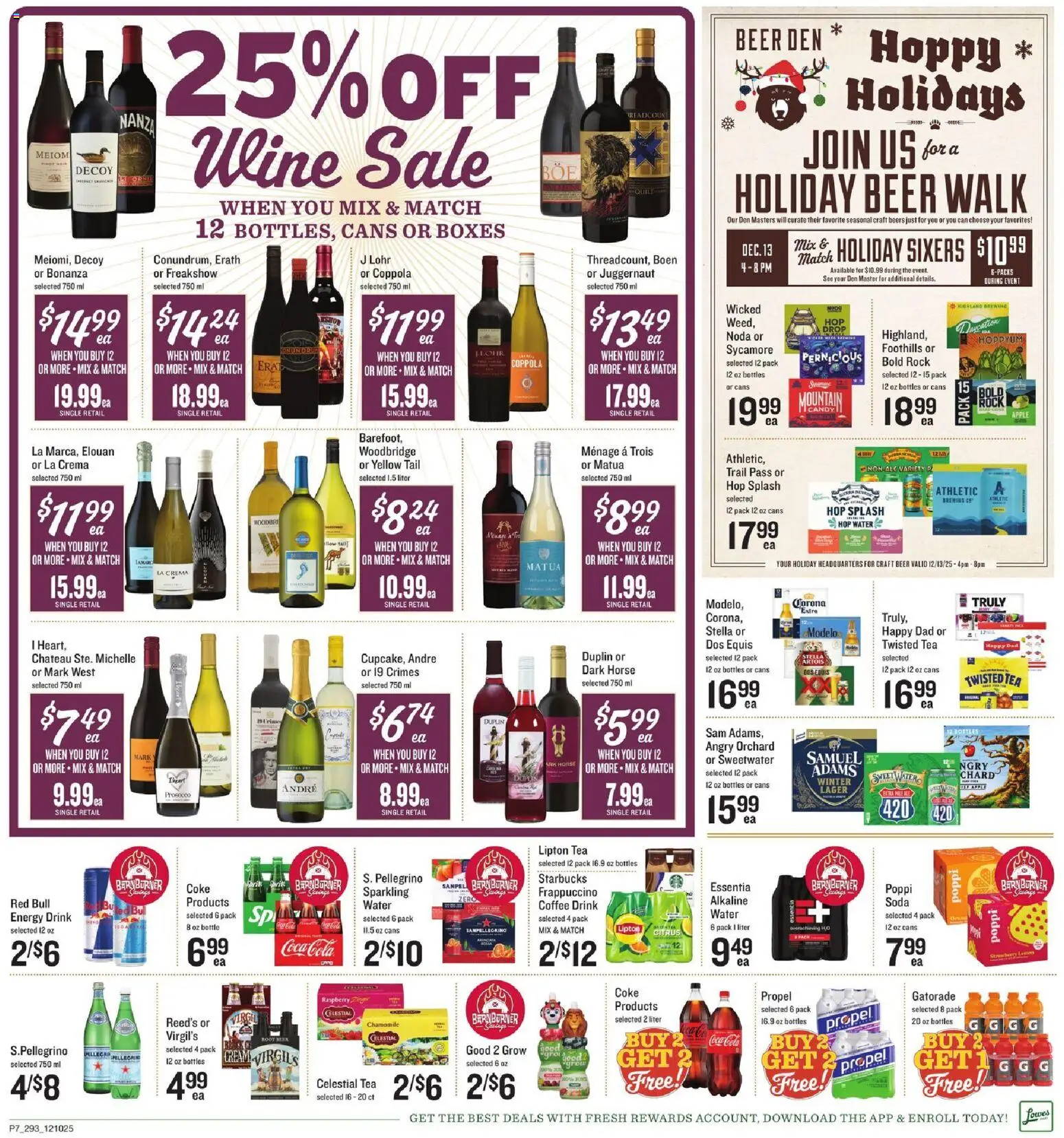 Lowes Foods Weekly Ad - SC - valid from 10.12.2025 | Page: 7 | Products: Chard, Coffee, Water, Raspberry